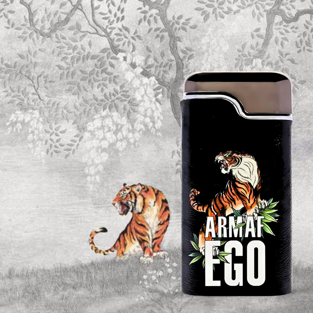Ego Tigre Parfum For Men & Ego Exotic Parfum For Women EDP Sprays 100ML (3.4 OZ) By Armaf | Luxurious, Fresh, Fruity-Floral, Warm, Woody Scents. (BUNDLE) - Intense Oud
