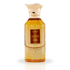 MAJESTIC ROYAL AMBER EDP Spray 85ML (2.8 OZ) By Hamidi | Indulge In The Luxurious Aura Of Allure & Elegance. - Intense Oud