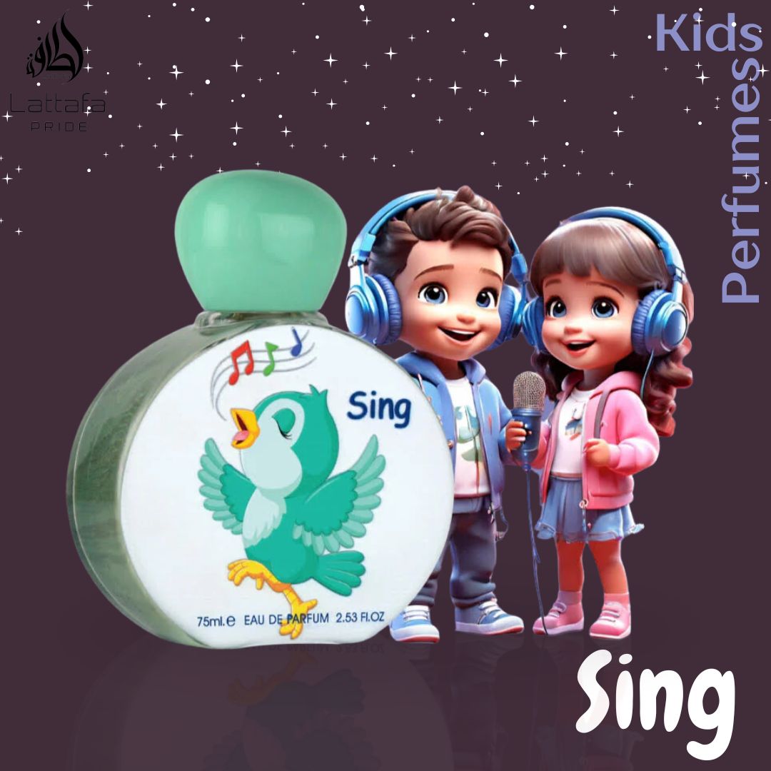 Sing For Kids Eau De Parfum Spray 75ML (2.5 OZ) By Lattafa Pride | Fresh, Sweet, Floral Fragrance.