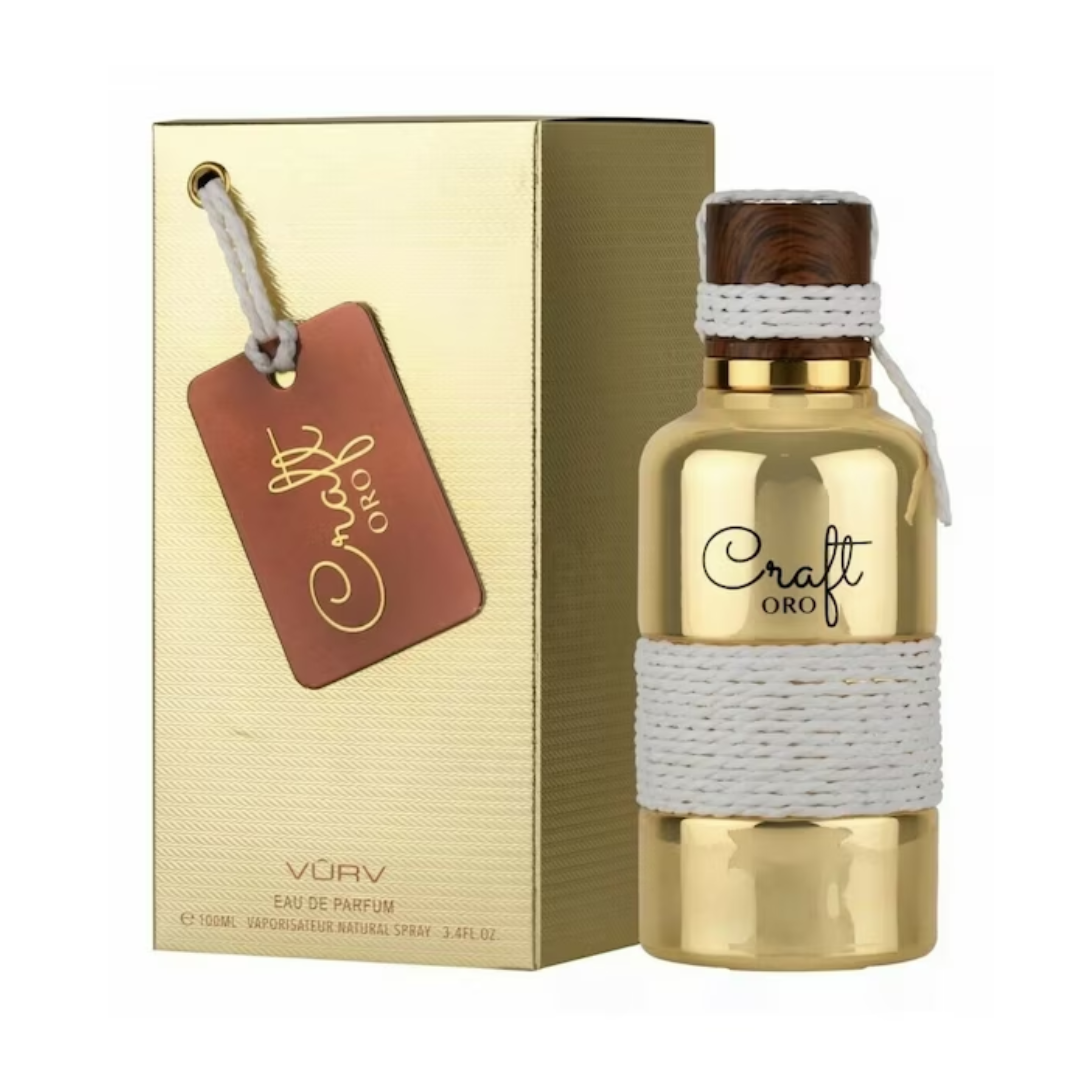 Craft Oro For Men and Women EDP 100ml By Lattafa Perfumes. - Intense oud