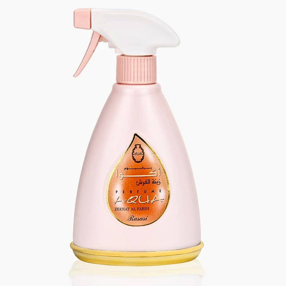 Aqua Zeenath Al Farsh Air Freshener-375ml by Rasasi - Intense Oud