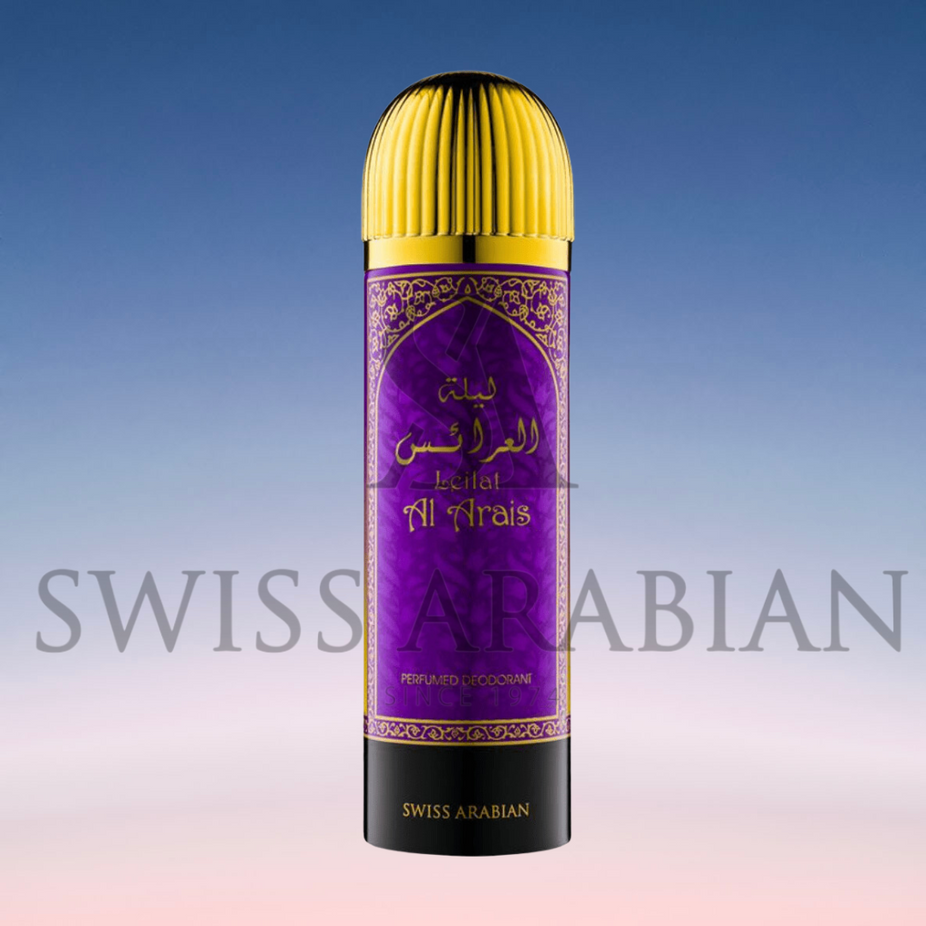 Leilat Al Arais Deo - 200 ML (6.7 oz) by Swiss Arabian - Intense Oud