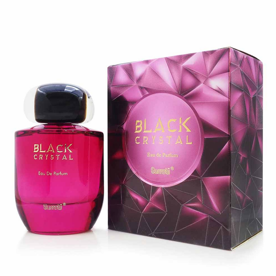 Black Crystal EDP 100ML (3.4 OZ) by SURRATI, Exotic Fragrances for Men & Women. - Intense Oud