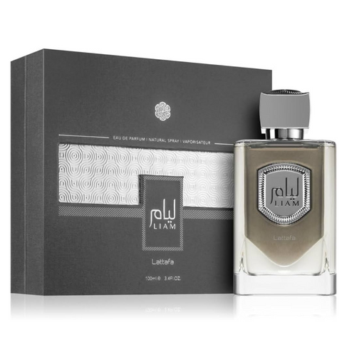 Liam Grey EDP Spray 100ML (3.4 OZ) by Lattafa, Refreshing and Aromatic ...