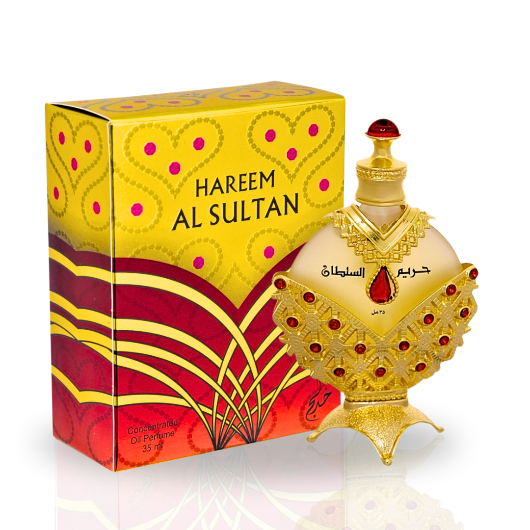 Hareem Al Sultan CPO 35ML (1.1OZ) By Khadlaj & AFFECTION EDP Spray 100ML (3.4OZ) By Lattafa Pride. (BUNDLE) - Intense Oud