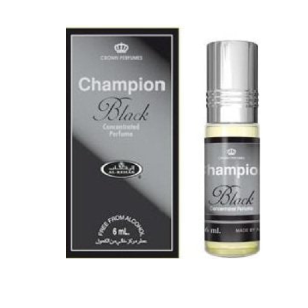 Champion Black 6ML Perfume Oil By Al Rehab - Intense Oud