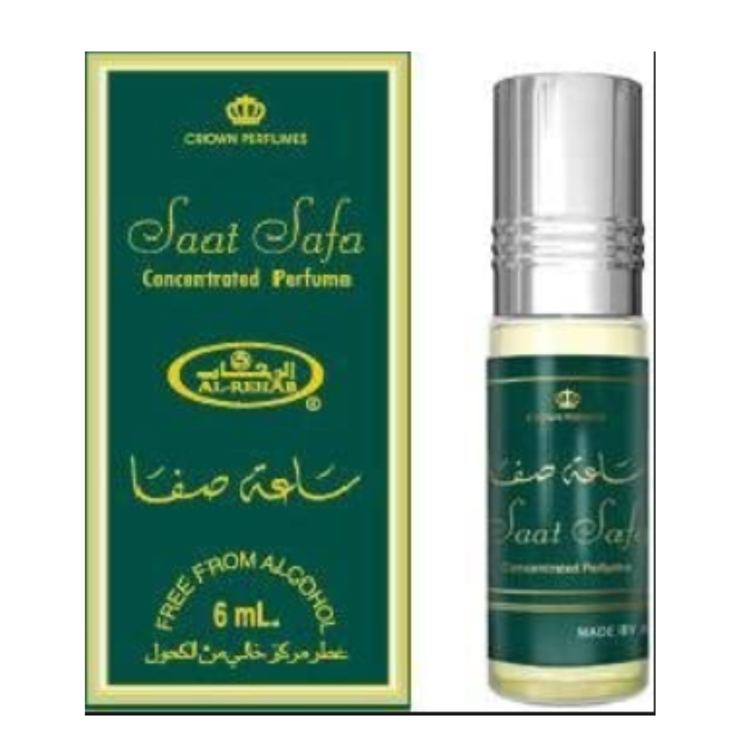 Saat Safa 6ML Perfume Oil By Al Rehab - Intense Oud