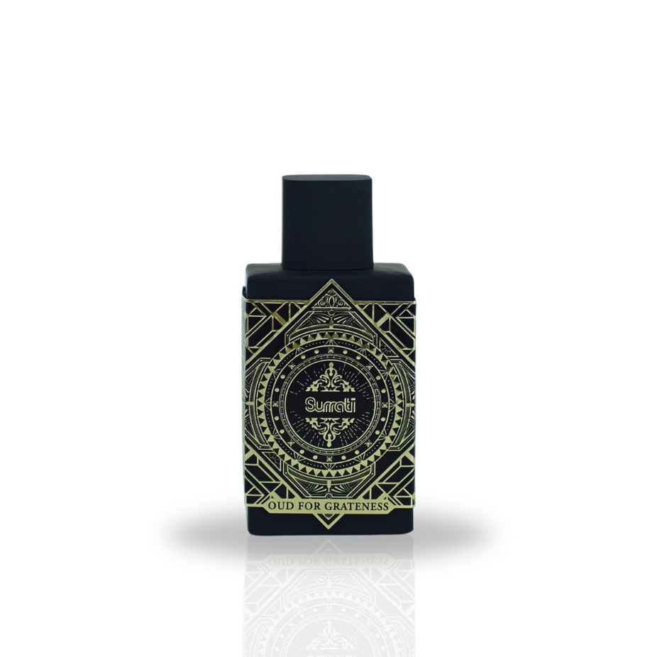 Oud For Grateness EDP 100ML (3.4 OZ) by SURRATI, Exotic Fragrances for Men & Women. - Intense Oud