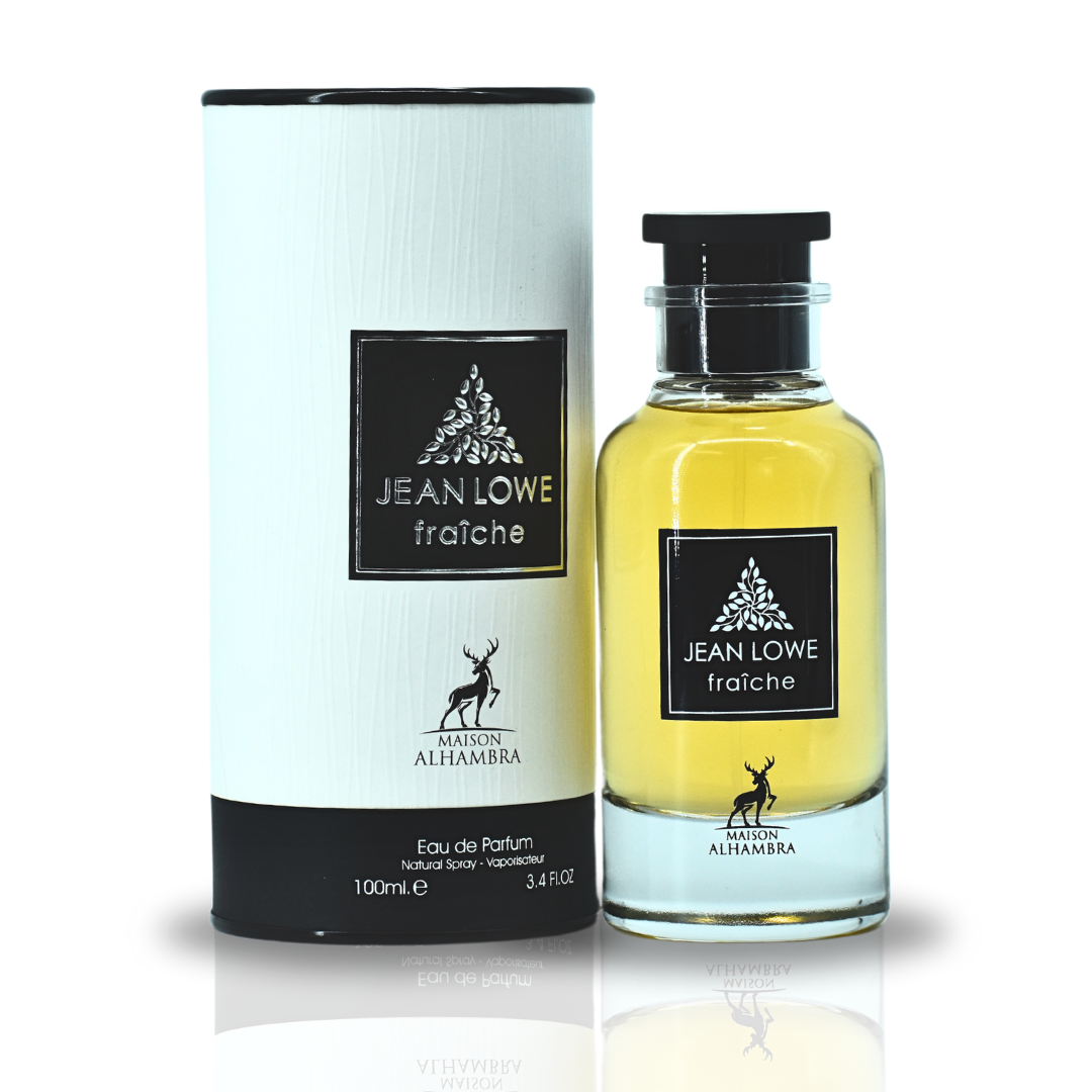 Jean Lowe Fraiche EDP 100ML (3.4OZ) By Maison Alhambra | Long Lasting, Woody, Floral, Fruity Fragrance. - Intense Oud