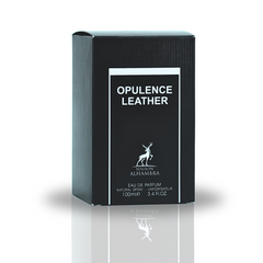 Opulence Leather EDP Spray 100ML (3.4OZ) By Maison Alhambra | Long Lasting, Spicy, Floral, Ambery Fragrance. - Intense Oud