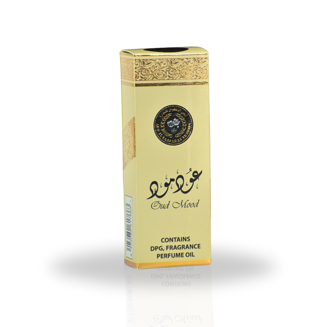 Oud Mood Roll-On Perfume Oil - CPO 10ML (0.34OZ) by Ard Al Zaafaran | Long Lasting, Miniature Perfume Oil For Men & Women. - Intense Oud