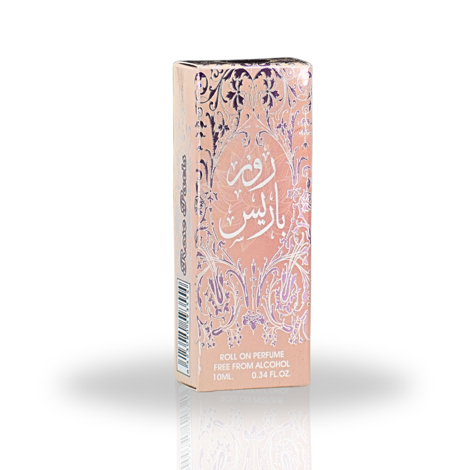 Rose Paris Roll-On Perfume Oil - CPO 10ML (0.34OZ) by Ard Al Zaafaran | Long Lasting, Miniature Perfume Oil For Men & Women. - Intense Oud