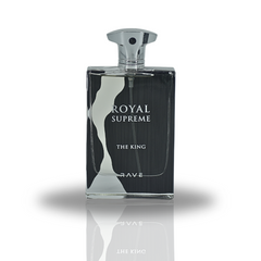 Royal Supreme The King EDP Spray 100ML (3.4 OZ) by RAVE, Long Lasting Cologne, Perfume For Men & Women - Intense Oud