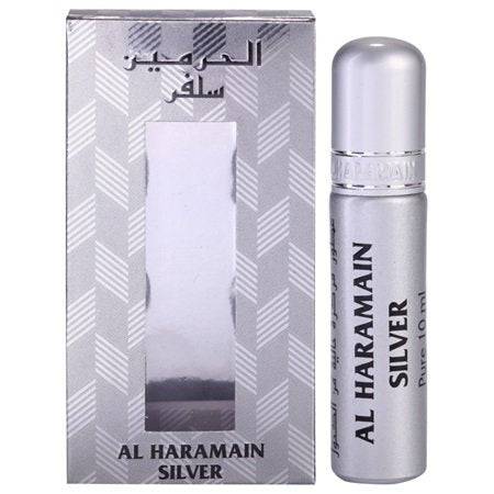 Al Haramain Silver Perfume Oil-10ml by Haramain - Intense oud