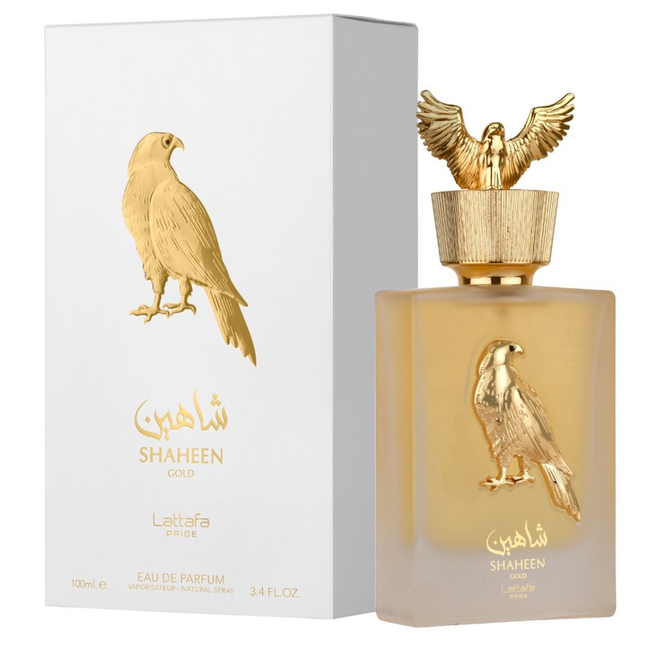 Shaheen Gold EDP - 100mL (3.4 oz) by Lattafa Pride - Intense Oud