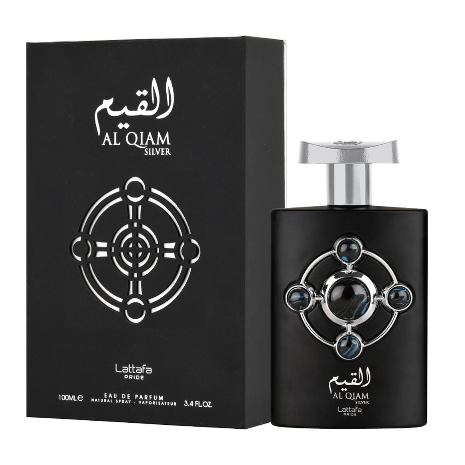 Al Qiam Silver EDP - 100mL (3.4 oz) by Lattafa Pride - Intense Oud