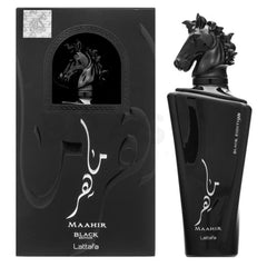 Bade'e Al Oud for Glory EDP - 100ML (3.4 oz) Maahir Black Edition EDP - 100ML (3.4 oz) and Ana Abiyedh Rouge EDP - 60ML (2.0 oz) | by Lattafa - Intense Oud