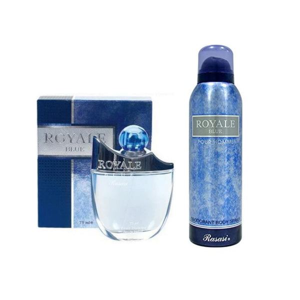 Royale Blue for Men Perfume EDP with DEO 75 ML 2.5 oz and