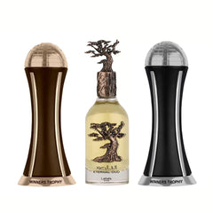 Al Khas Winners Trophy Gold, Winners Trophy Silver & Eternal Oud Edp - Eau De Parfum 100ml(3.4 Oz) | By Lattafa Perfumes - Intense Oud