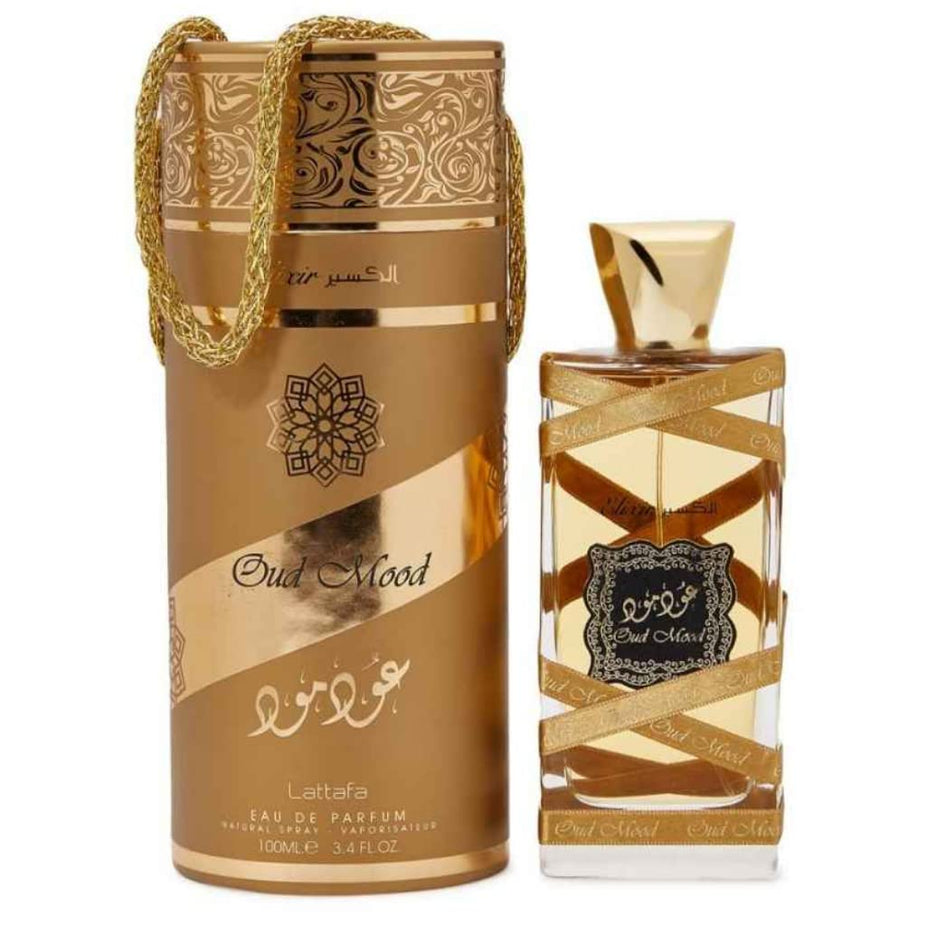 Oud Mood, Oud Mood Elixir, Oud Mood Reminicense & Musk Mood EDP-100ml(3.4oz) with Magnetic Gift Box Perfect For Gifting | by Lattafa Perfumes - Intense Oud