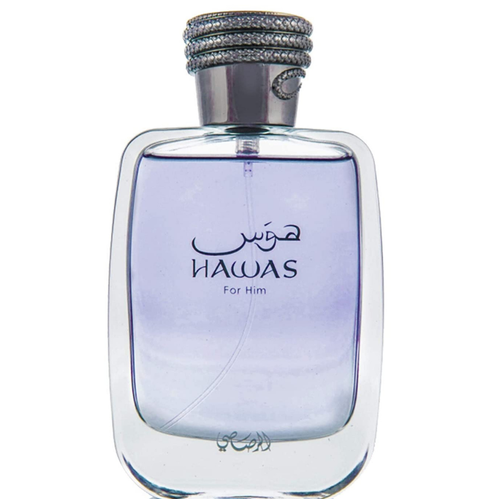 Hawas for Men EDP - 100 ML (3.4 oz) (with pouch) by Rasasi - Intense Oud