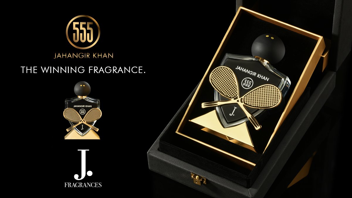 Jahangir Khan 555 For Men EDP- 100 ML (3.4 oz) by Junaid Jamshed - Intense Oud