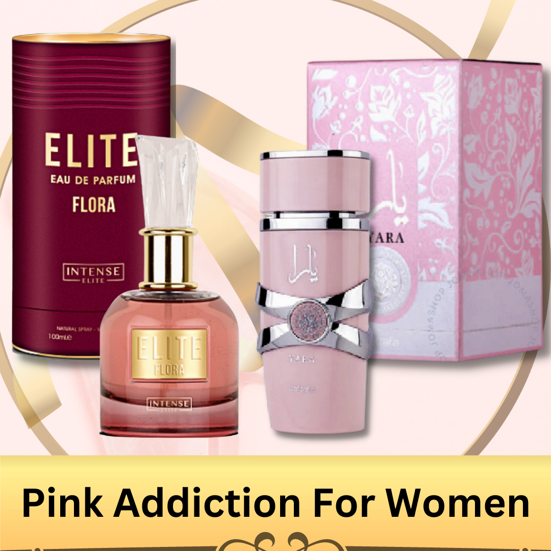 Pink Addiction For Women |EDP-100Ml/3.4Oz| Combination of Yara & Elite ...