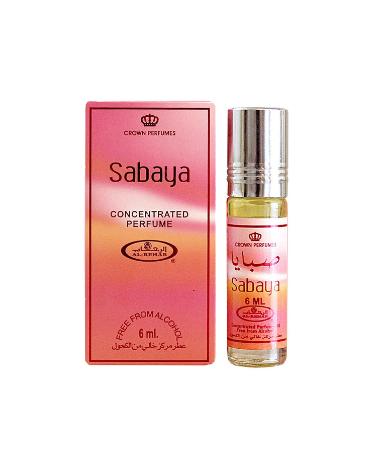 Sabaya -6ml (0.2oz) Roll-on Perfume Oil by Al-Rehab (Box of 6) - Intense Oud