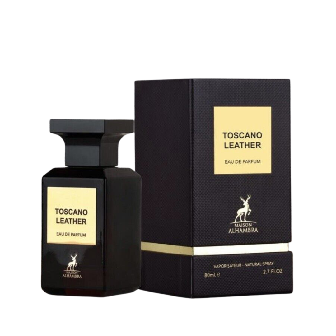 Toscano Leather |EDP-80ML/2.7Oz| By Maison Alhambra | Intense Oud