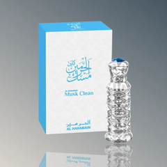 Al Haramain Musk Clean Perfume Oil-12ml (0.5 oz) by Al Haramain - Intense Oud