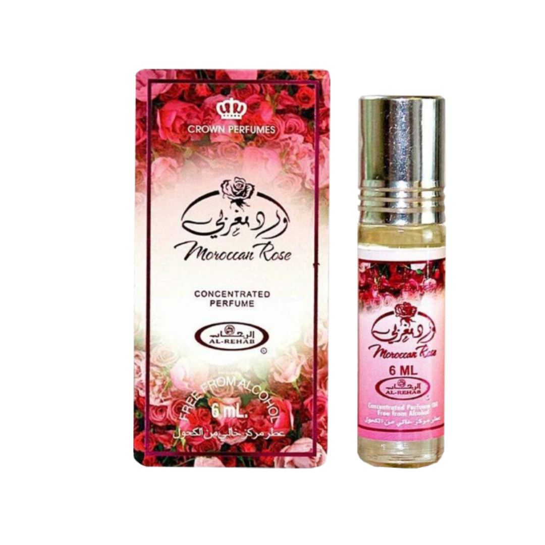 Moroccan Rose 6ml Perfume Oil by Al Rehab - Intense Oud