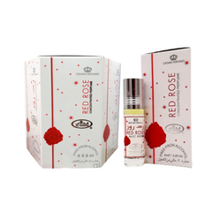 Red Rose-6ml (.2oz) Roll-on Perfume Oil by Al-Rehab (Box of 6) - Intense Oud