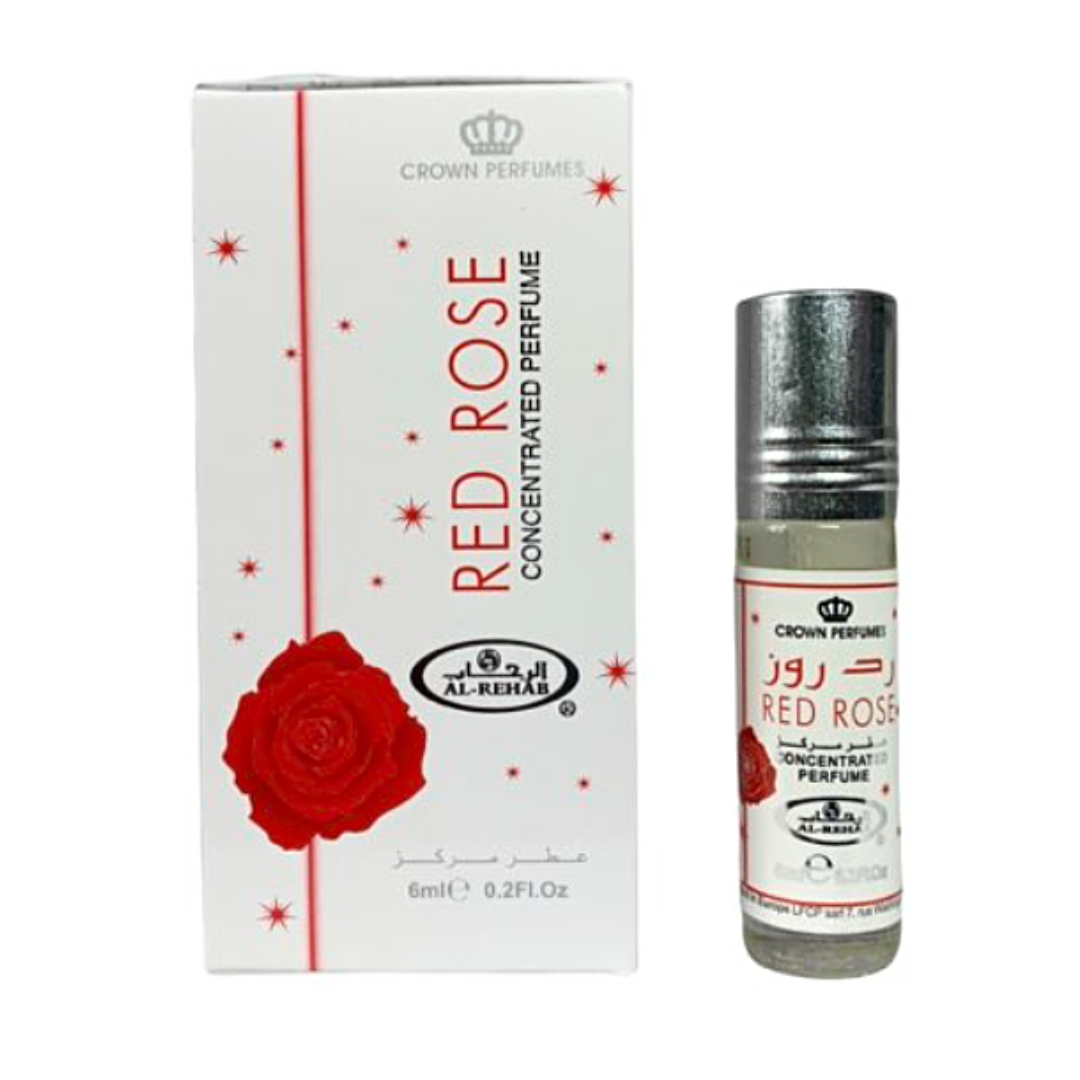 Red Rose 6ml Perfume Oil by Al Rehab - Intense Oud