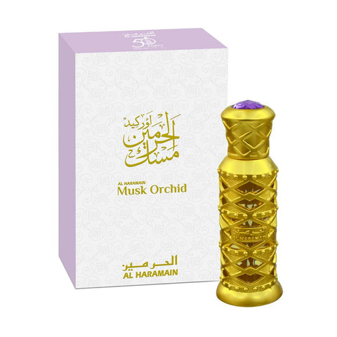 Al Haramain Musk Orchid Perfume Oil 12ml 0.5 oz by Al Haramain