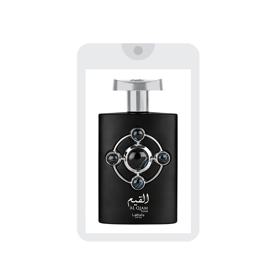 Al Qiam Silver Tester - 20mL (0.7oz) by Lattafa Pride - Intense Oud