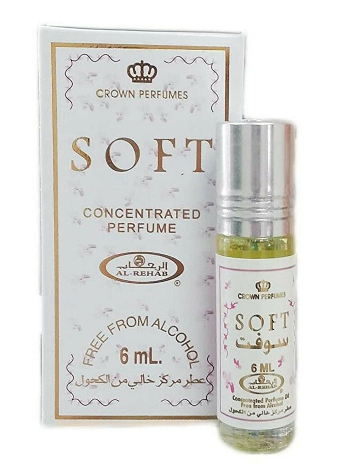 Soft -6ml (.2oz) Roll-on Perfume Oil by Al-Rehab (Box of 6) - Intense Oud